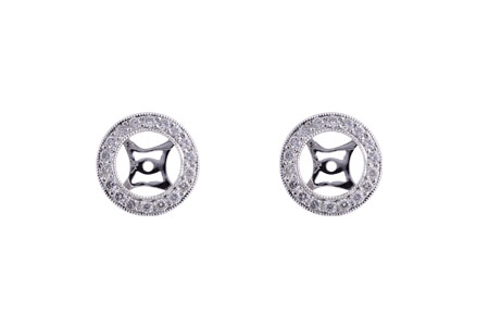 F202-60202: EARRING JACKET .32 TW (FOR 1.50-2.00 CT TW STUDS)