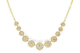 G292-61111: NECKLACE .22 TW (17")