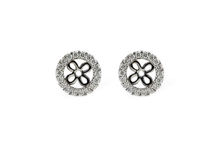 K206-22011: EARRING JACKETS .24 TW (FOR 0.75-1.00 CT TW STUDS)