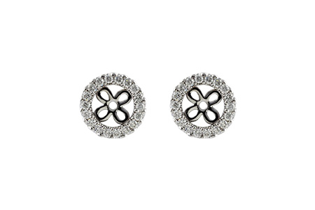 K206-22011: EARRING JACKETS .24 TW (FOR 0.75-1.00 CT TW STUDS)