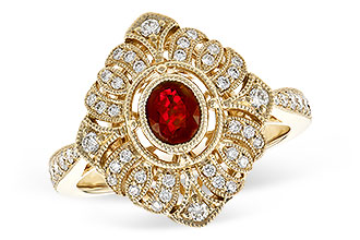 A291-66575: LDS RG .42 RUBY .80 TGW (5x4MM RUBY)