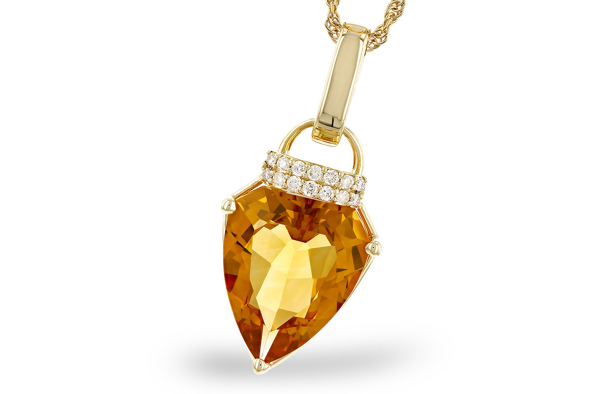 A292-61166: NECKLACE 3.12 CITRINE 3.18 TGW (12x10MM CIT)