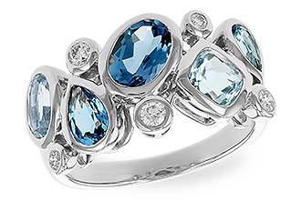 B292-60184: LDS RG 2.57 BLUE TOPAZ TW 2.75 TGW
