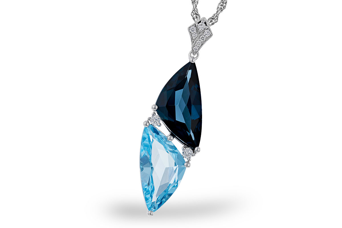 B293-47502: NECK 6.87 BLUE TOPAZ 6.97 TGW