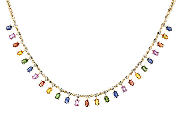 C293-49293: NECK 6.75 MULTI-COLOR SAPP 7.21 TGW (17.25")