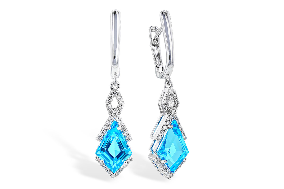 D292-56584: EARR 2.72 TW BLUE TOPAZ 2.90 TGW