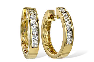 F019-83902: EARRINGS .50 TW