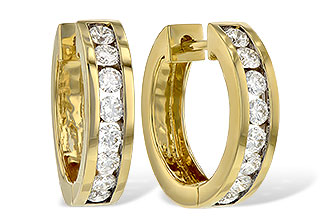 G019-83893: EARRINGS 1 CT TW