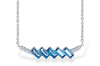L291-71156: NECK .75 LONDON BLUE TOPAZ .80 TGW