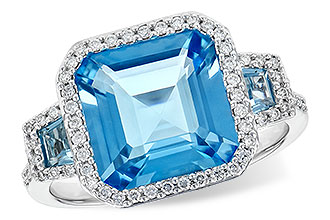 M208-98410: LDS RG 4.40 TW BLUE TOPAZ 4.60 TGW